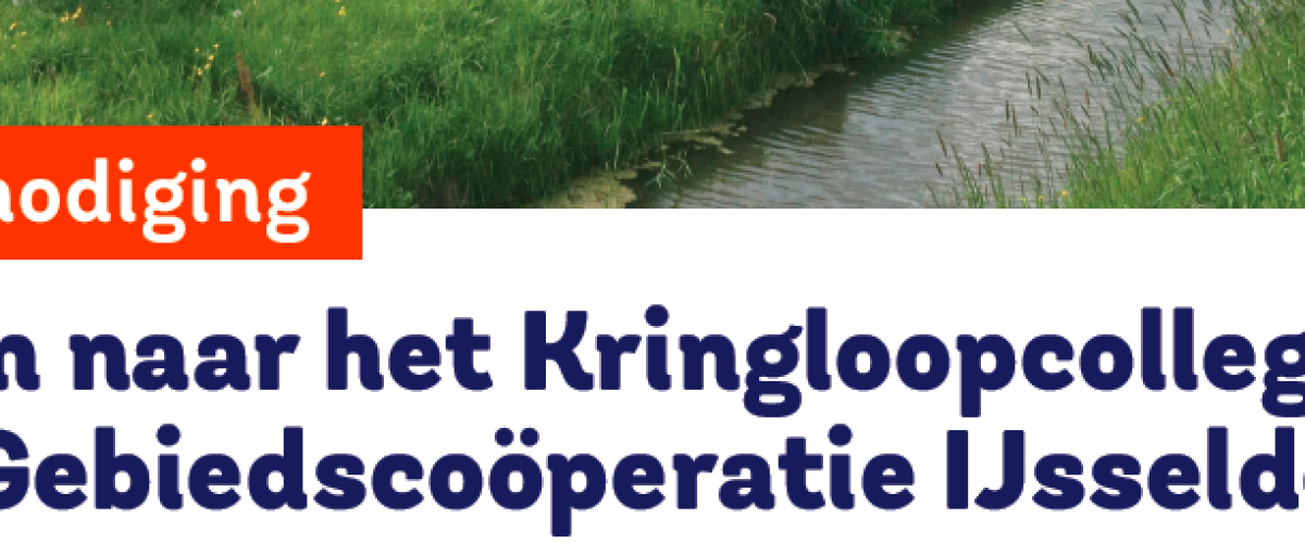 Kringloopcollege: Een voedzaam rantsoen voor de IJsseldeltakoe