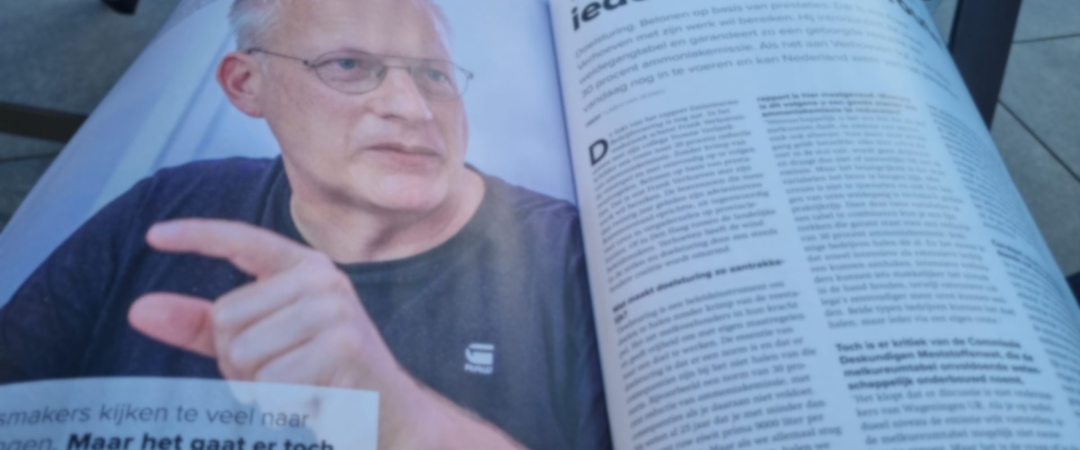 Rapport Emissiearme Bedrijfsvoering in Veeteelt: Allemaal hetzelfde doel, ieder zijn eigen route